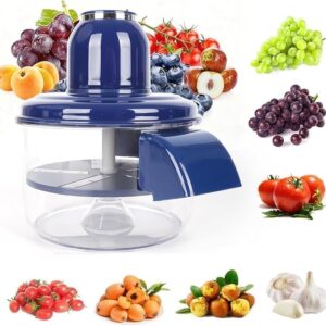 Electric Garlic & Small Fruit Peeler Machine | 5-Blade Fast Peeling | 1300mAh Rechargeable Cordless Portable Peeler for Tomato, Grapes & More | Large Capacity Kitchen Gadget for Home & Travel